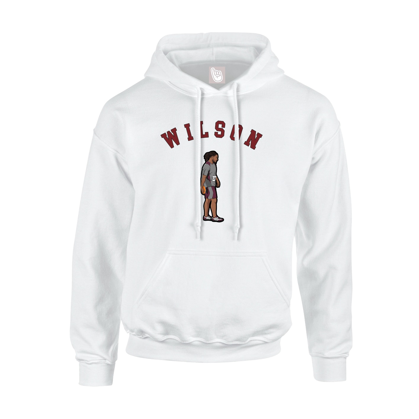 Hoodie — Shirsey Arch in White