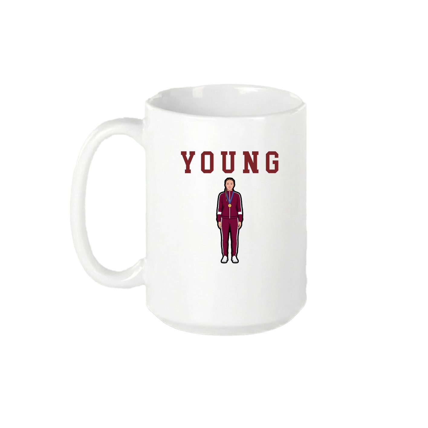 15oz Coffee Mug — Shirsey in White