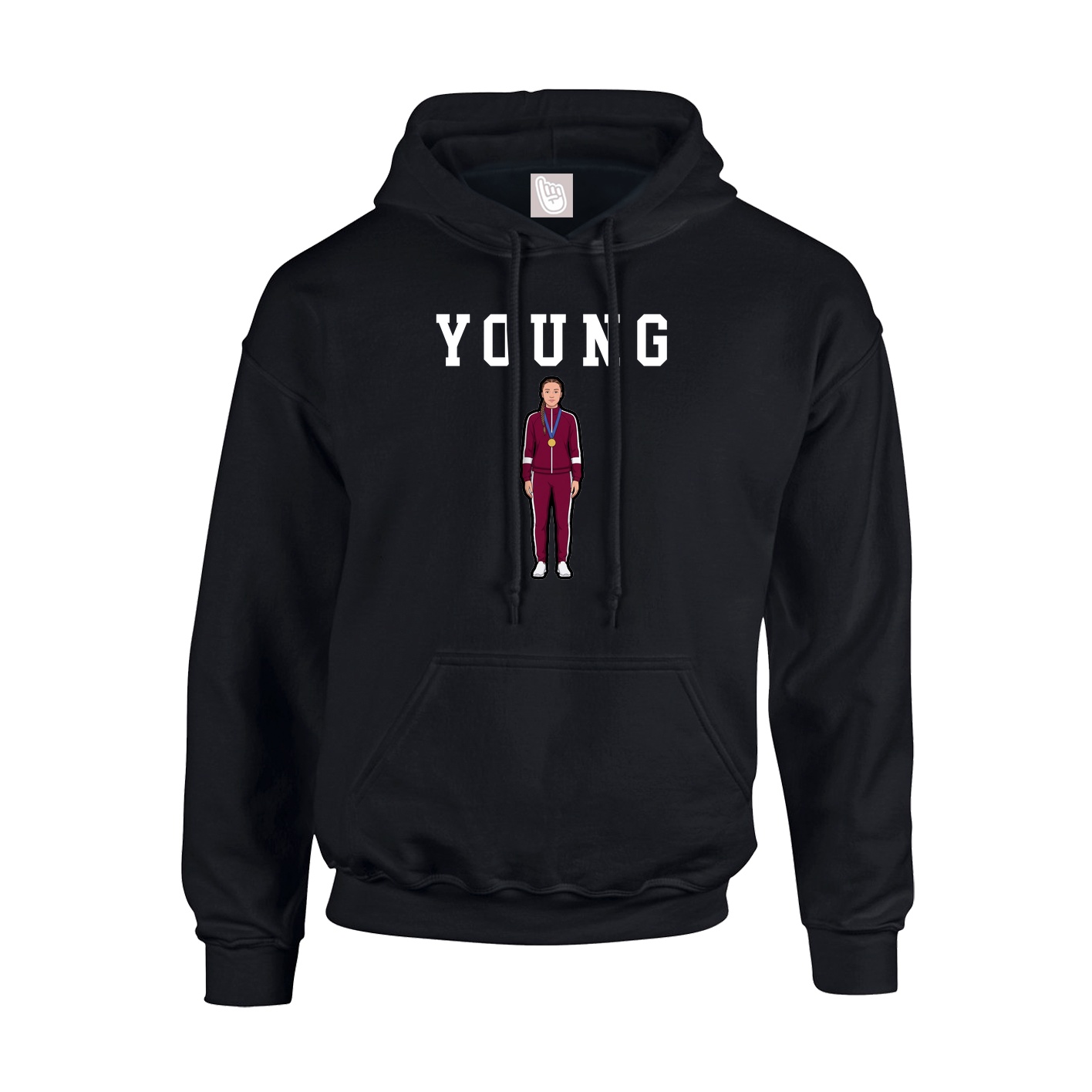 Youth Hoodie — Shirsey in Black