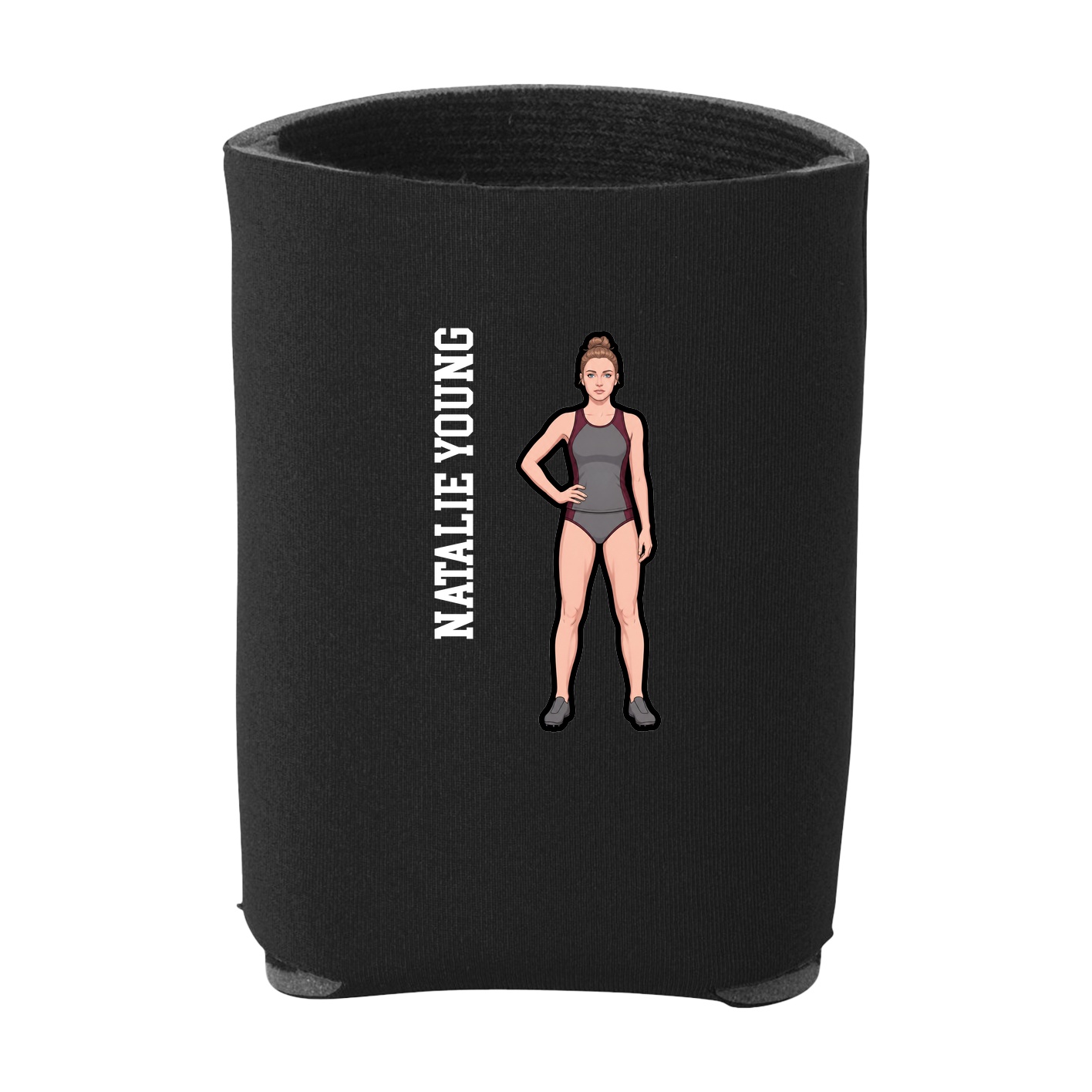 Can Holder — Name Vertical in Black