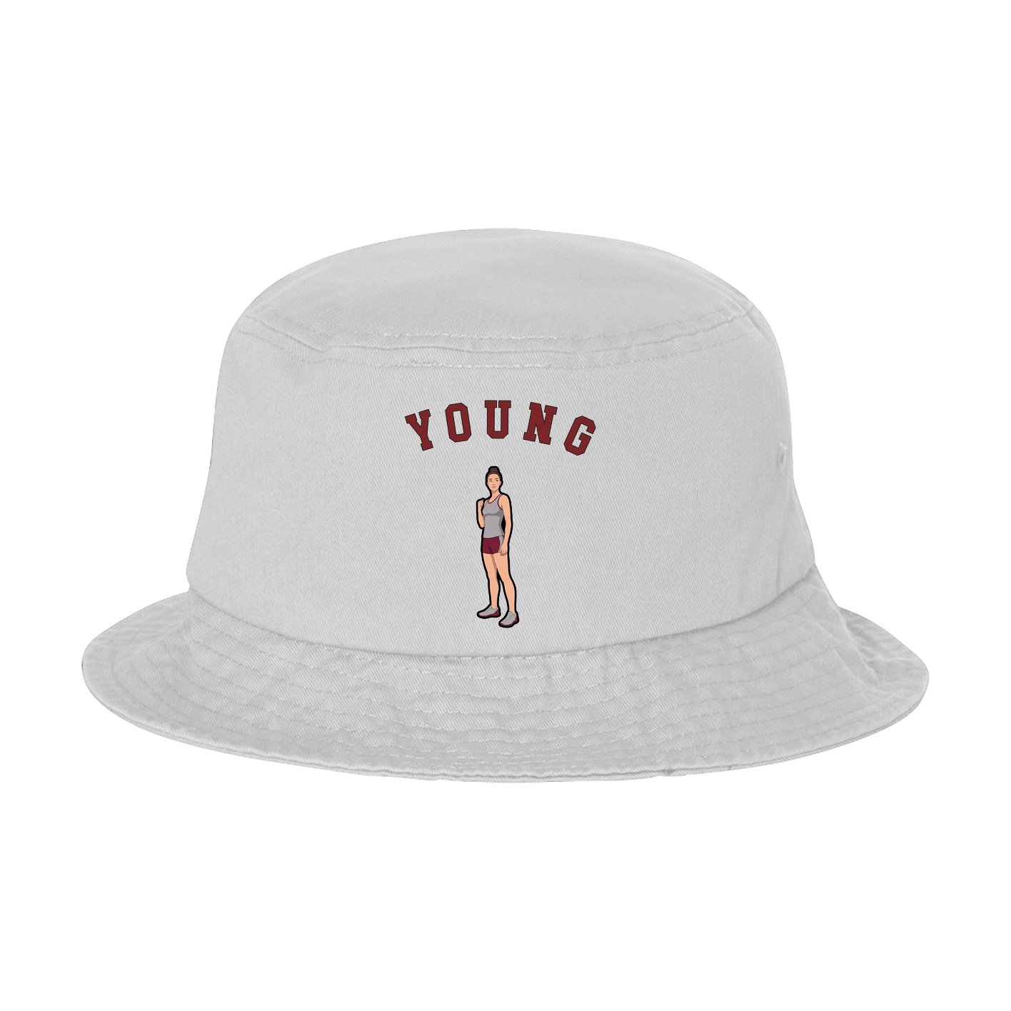 Bucket Cap — Shirsey Arch in White