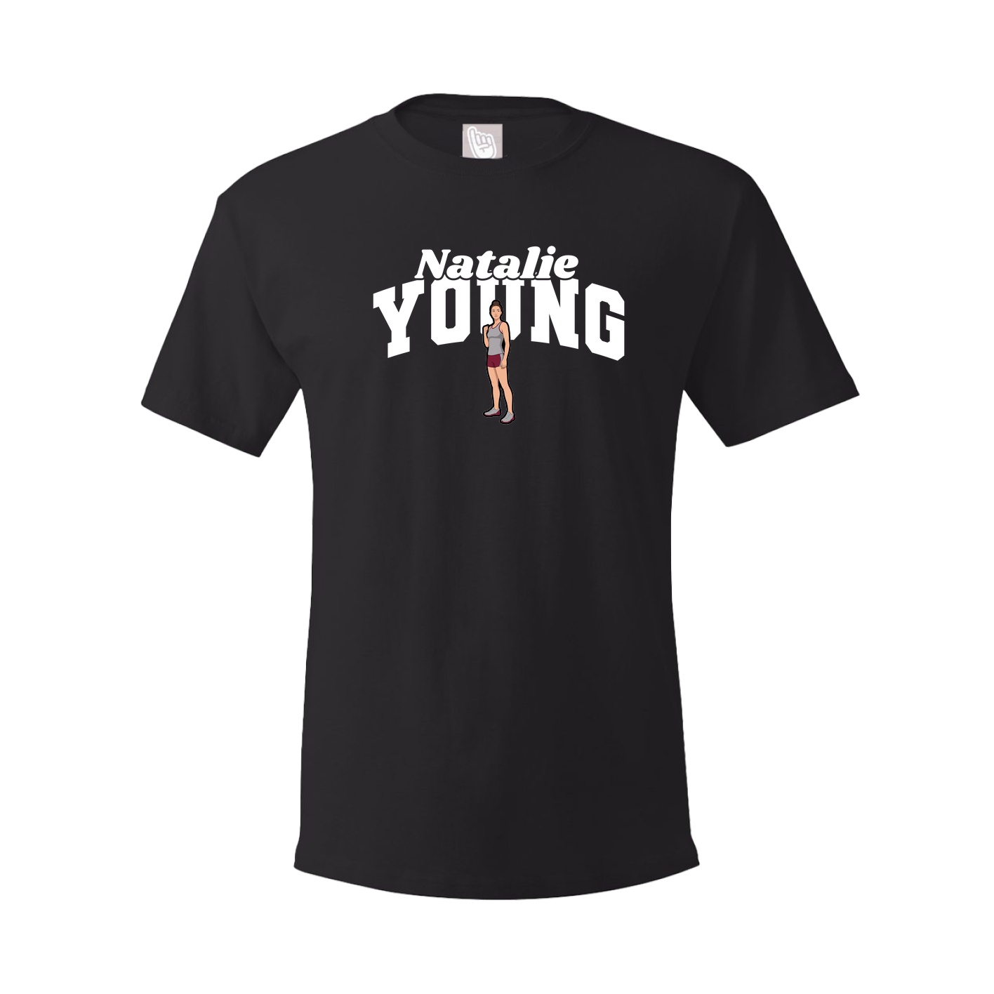 Youth Tee — Signature Arch in Black