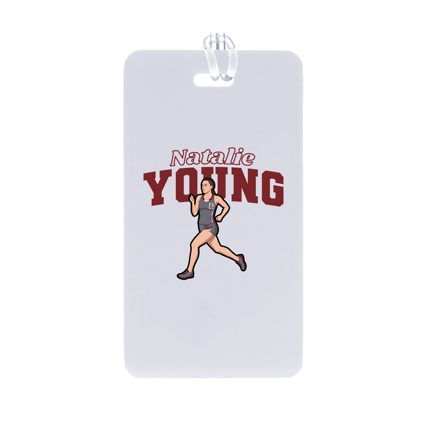 Bag Tag — Name Arch in Classic