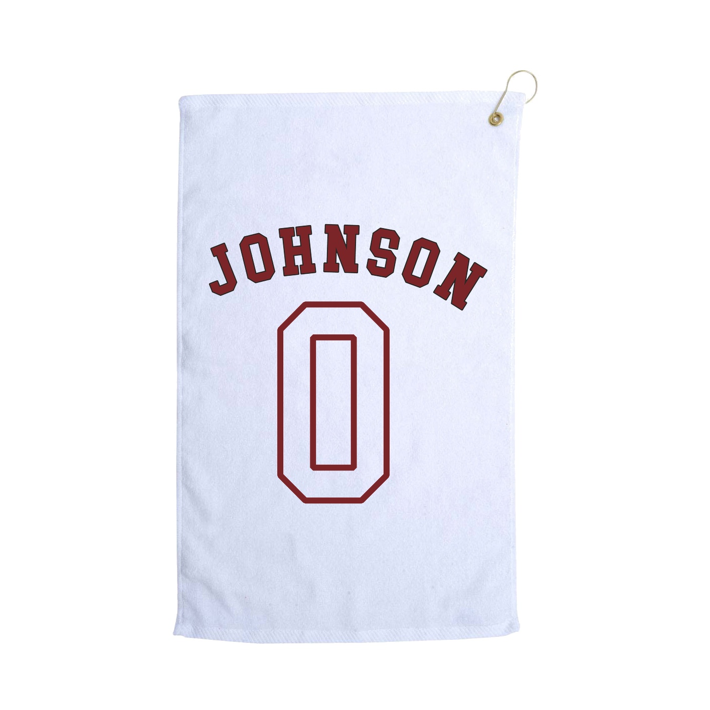 Golf Towel — Shirsey Arch in White