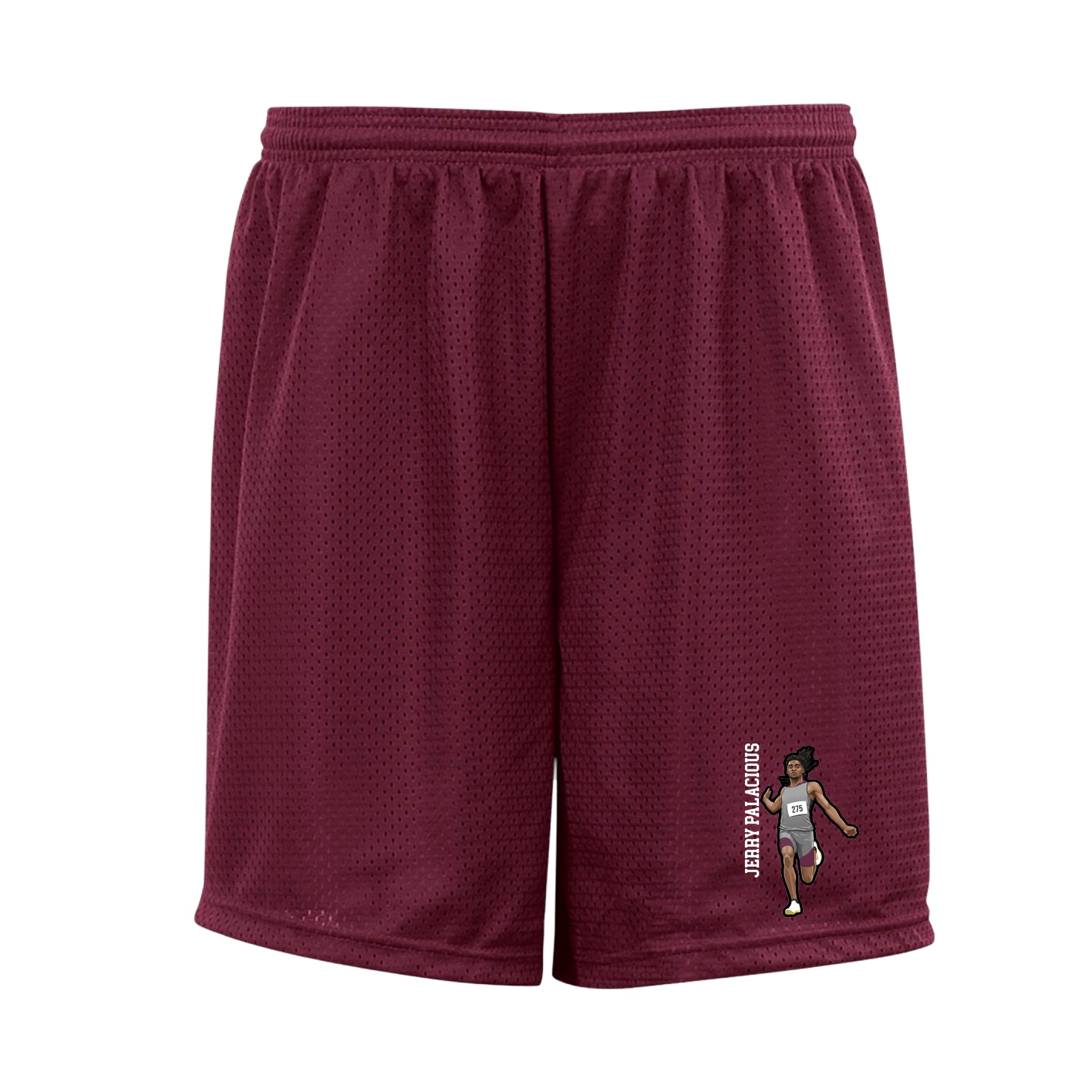 Shorts — Name Vertical in Cardinal