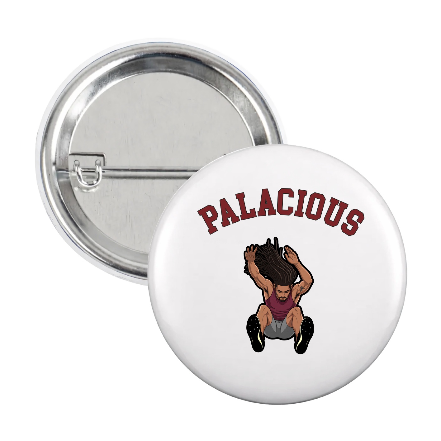 Game Day Button — Shirsey Arch in White