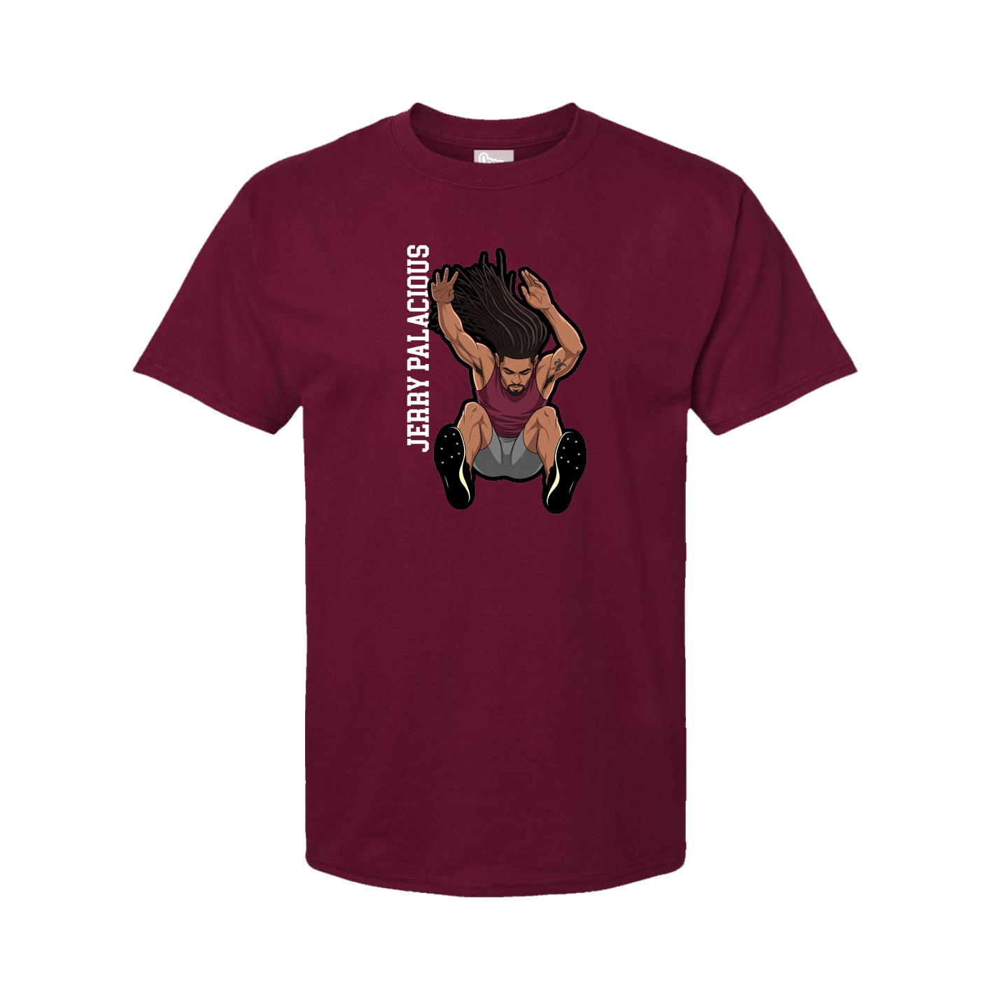 Tee — Name Vertical in Cardinal