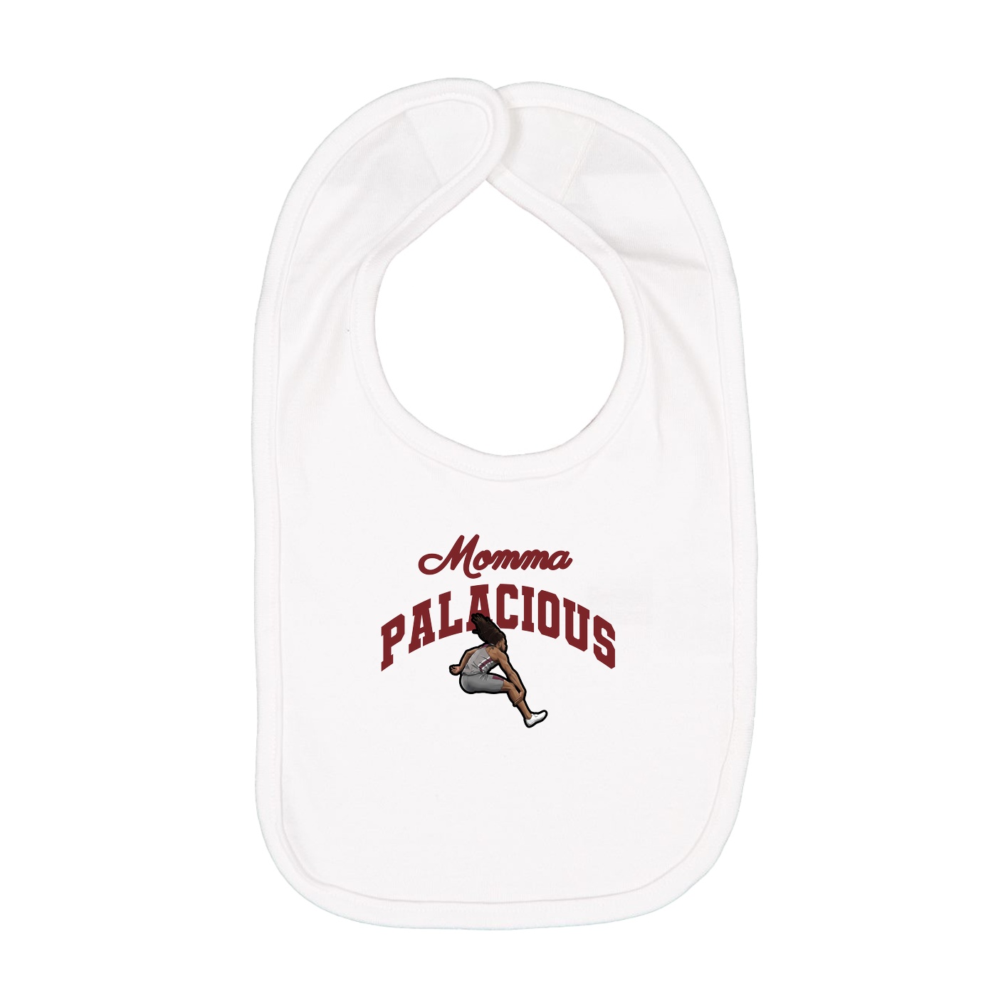 Infant Bib — Mothers Day Arch in White