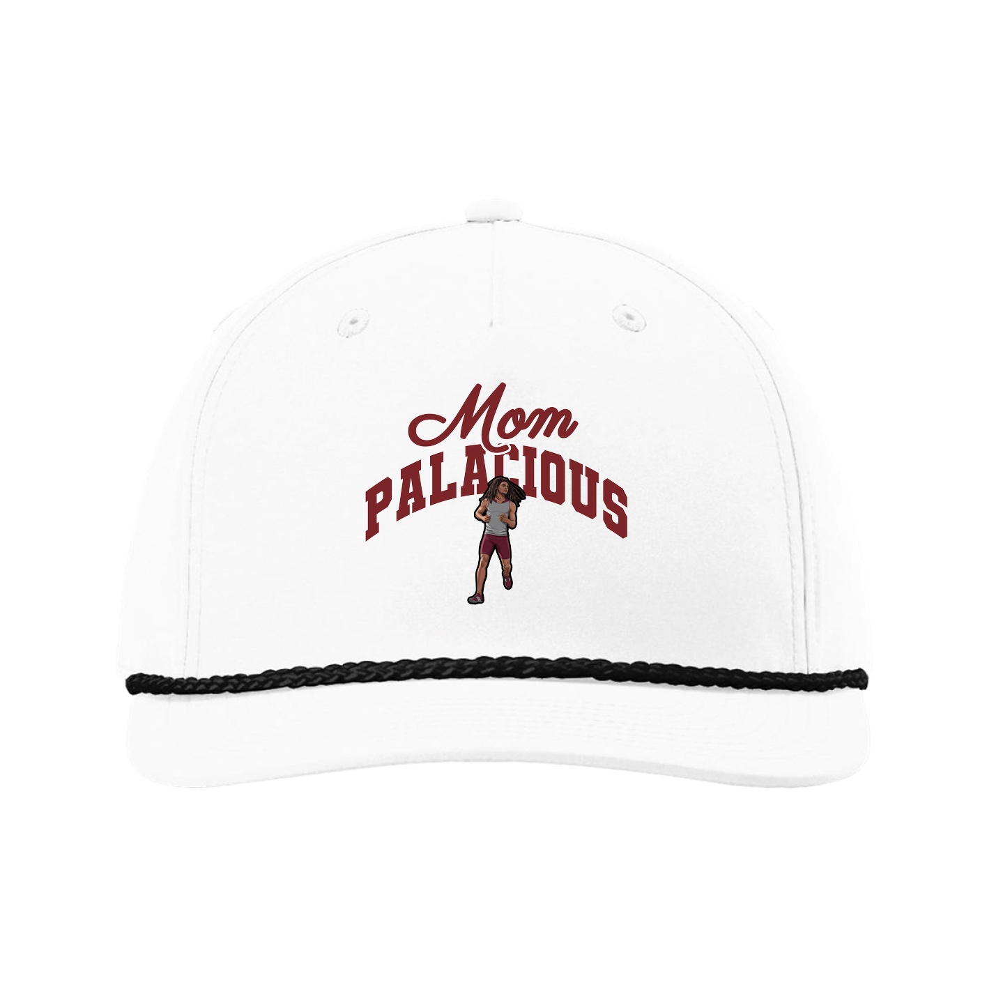 Five-Panel Classic Rope Cap — Mothers Day Arch in White