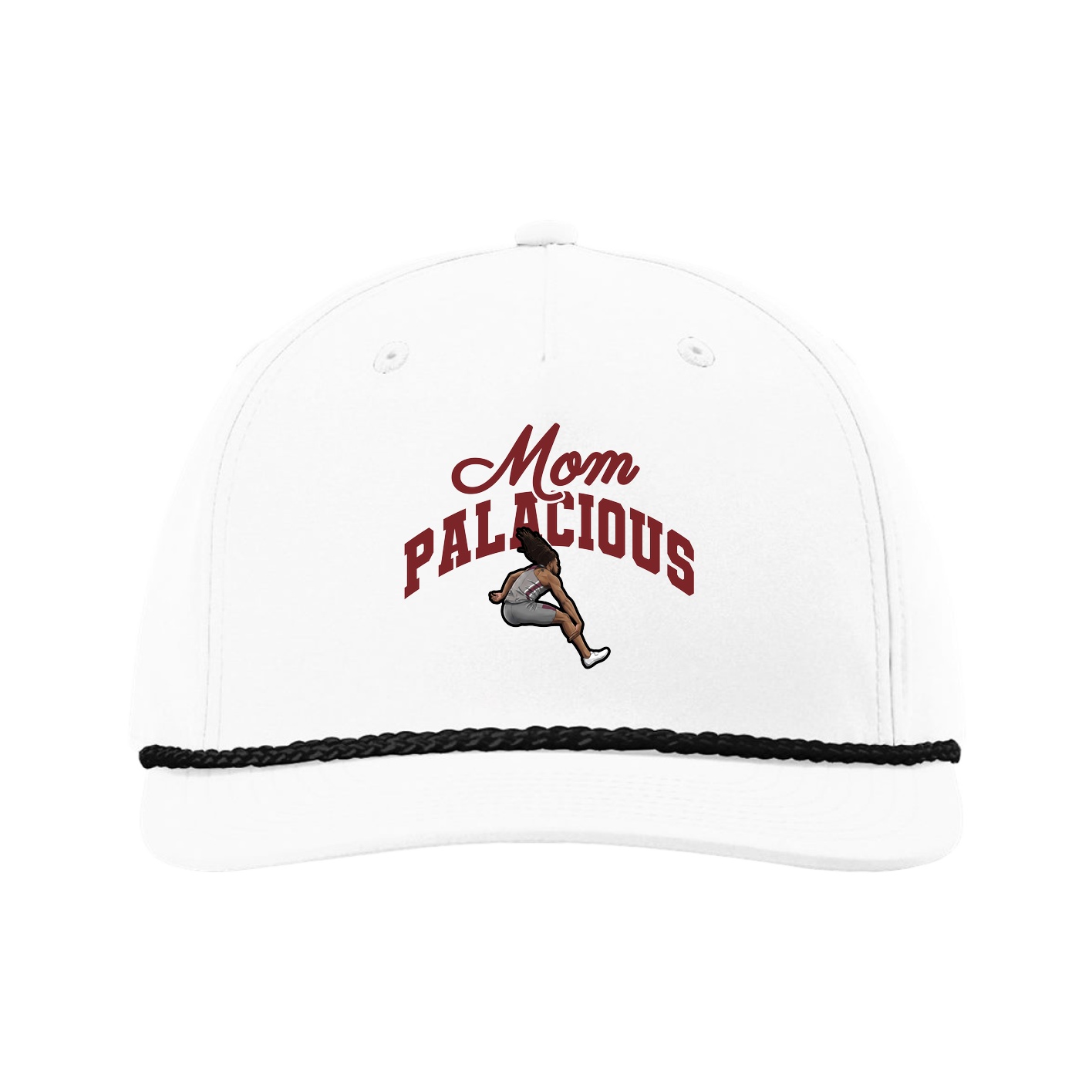 Five-Panel Classic Rope Cap — Mothers Day Arch in White