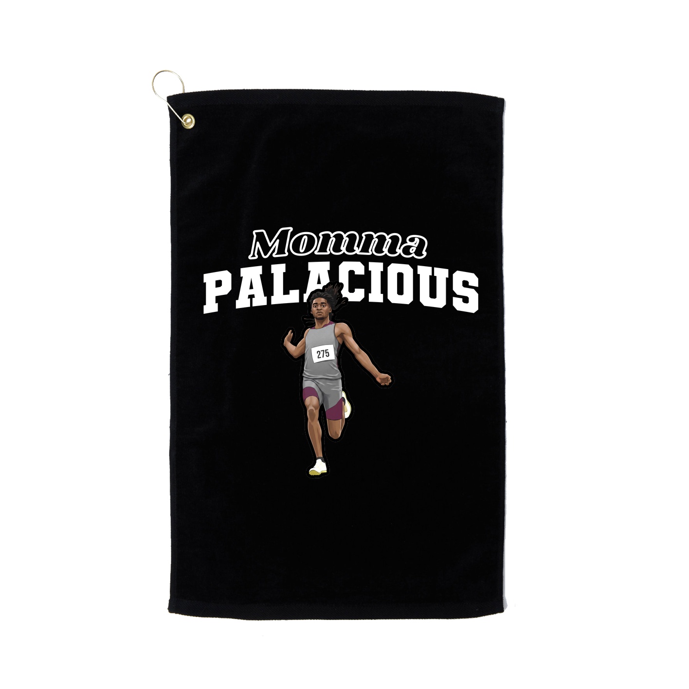 Golf Towel — Mothers Day Block in Black