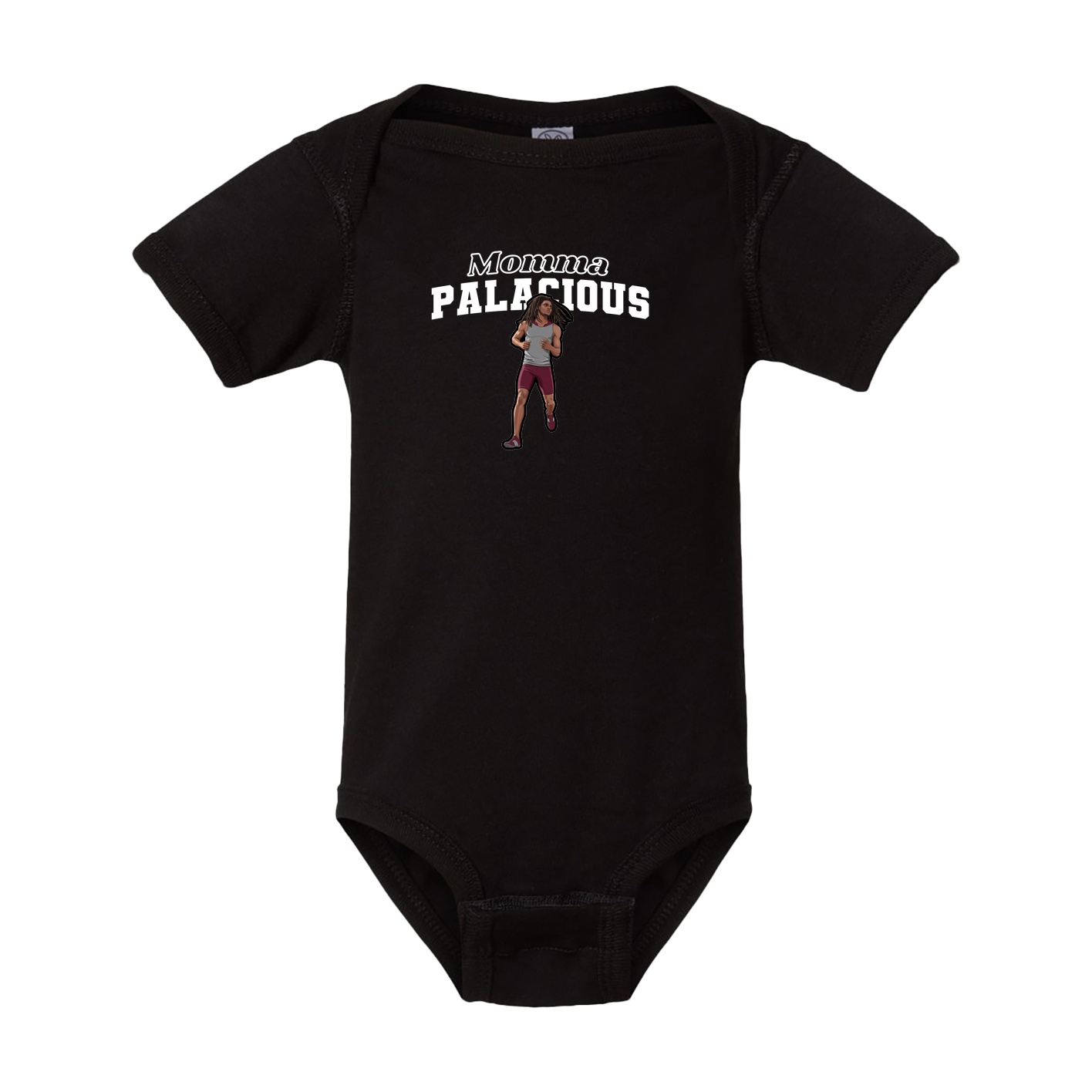 Baby Onesie — Mothers Day Block in Black