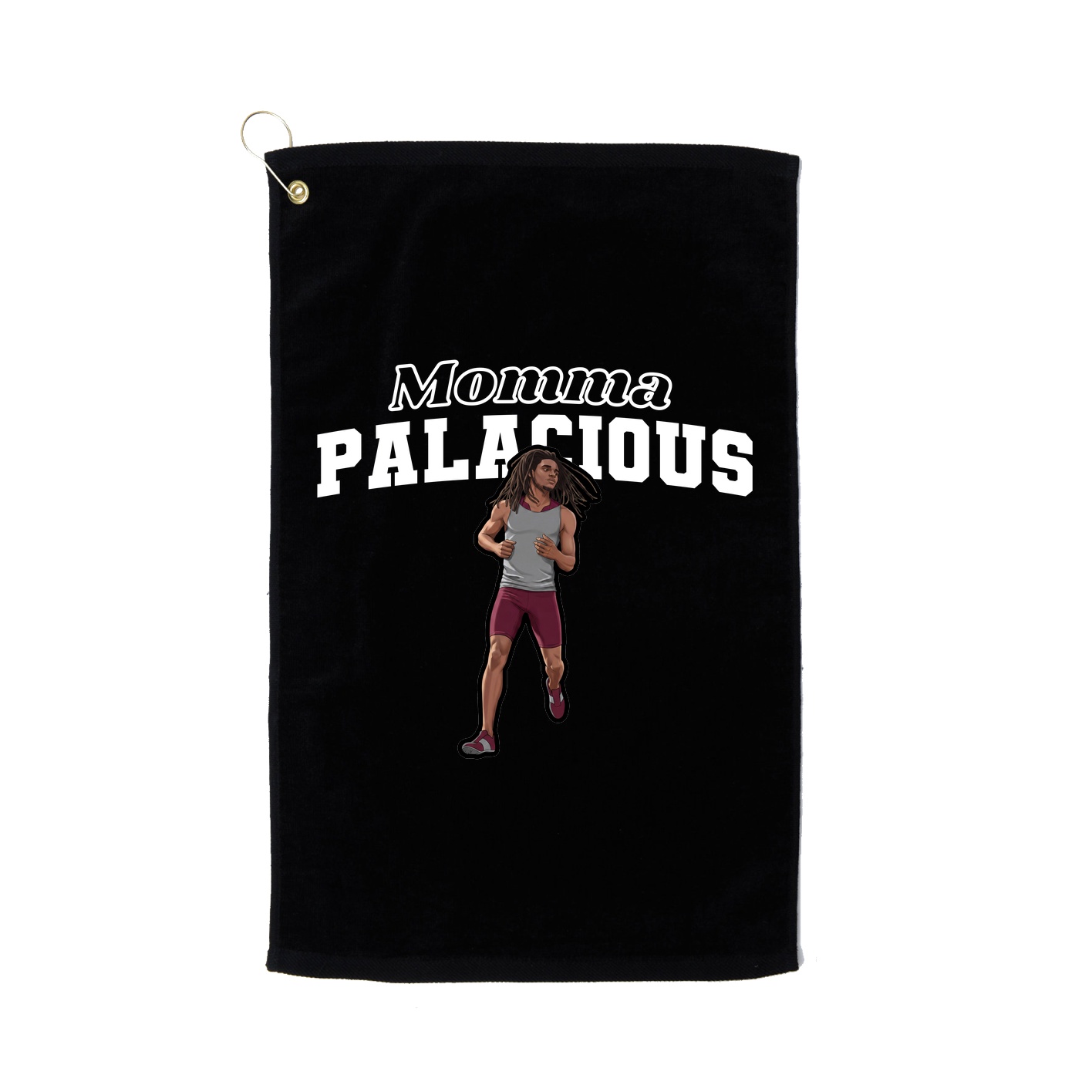 Golf Towel — Mothers Day Block in Black