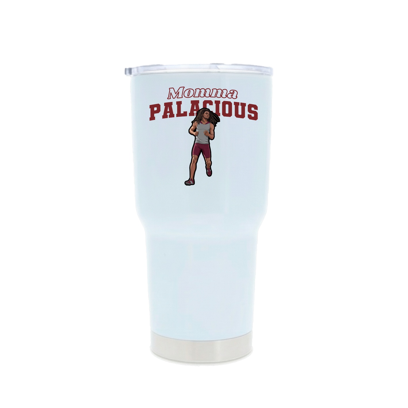 30oz Stainless Steel Tumbler — Mothers Day Block in White