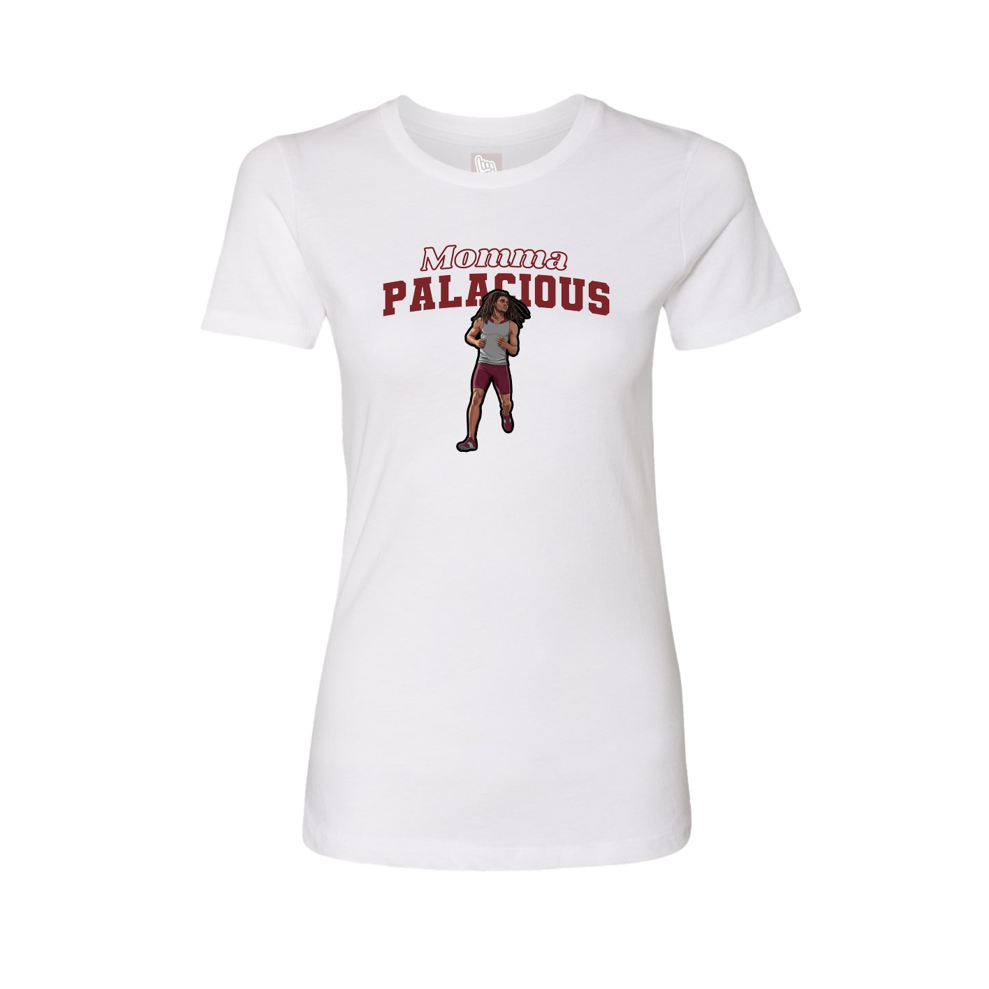 Womens Tee — Mothers Day Block in White