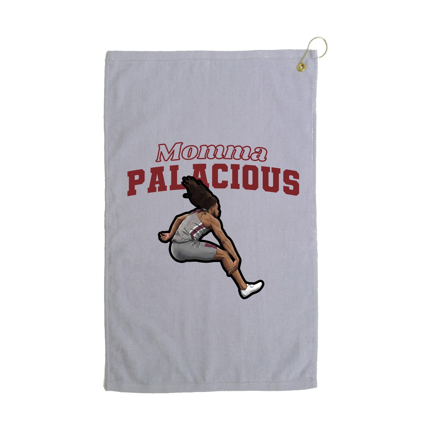 Golf Towel — Mothers Day Block in Grey