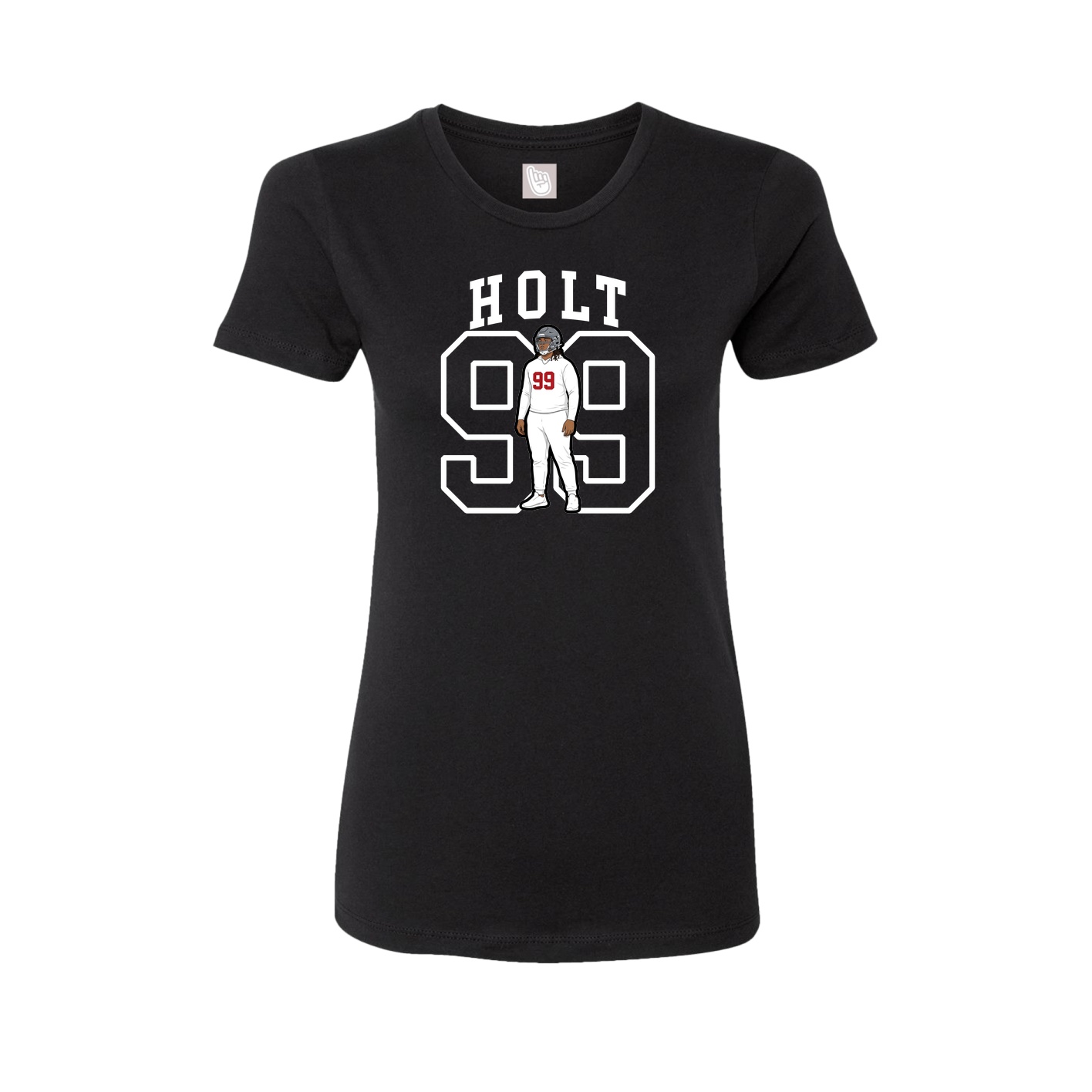 Fitted Women's Tee — Shirsey in Black