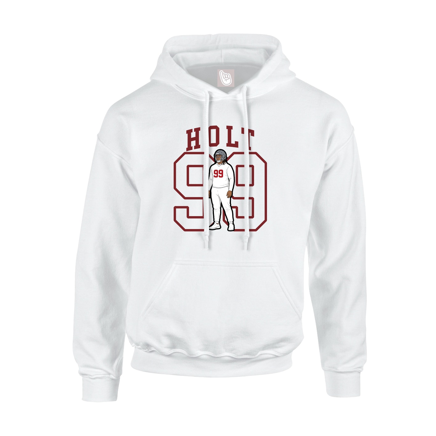 Youth Hoodie — Shirsey in White
