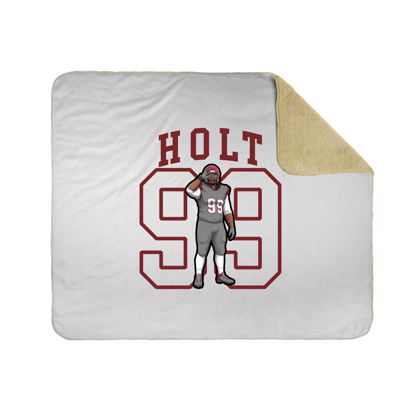 Throw Blanket — Shirsey in White