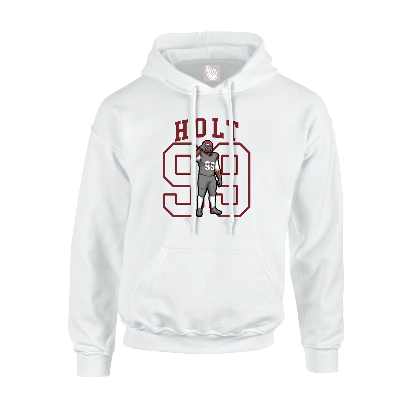 Hoodie — Shirsey in White