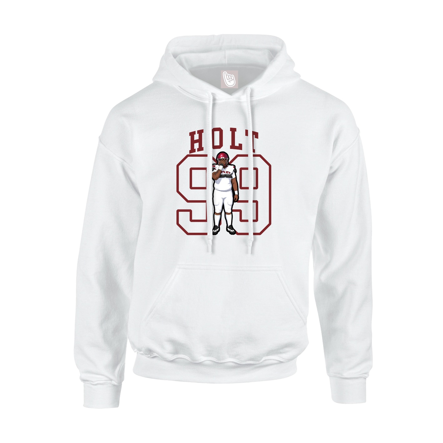 Youth Hoodie — Shirsey in White