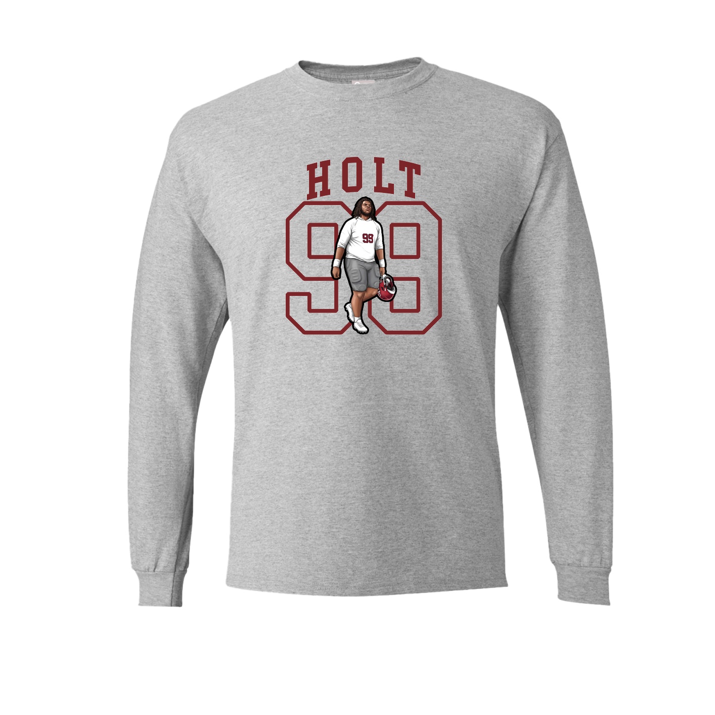 Long Sleeve Tee — Shirsey in Grey