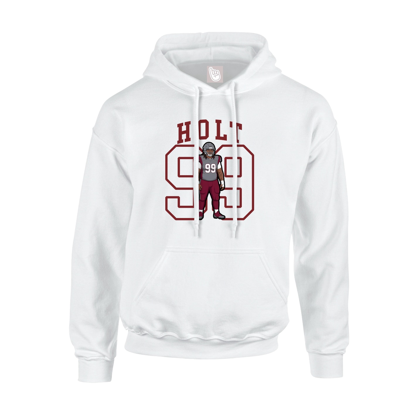 Youth Hoodie — Shirsey in White