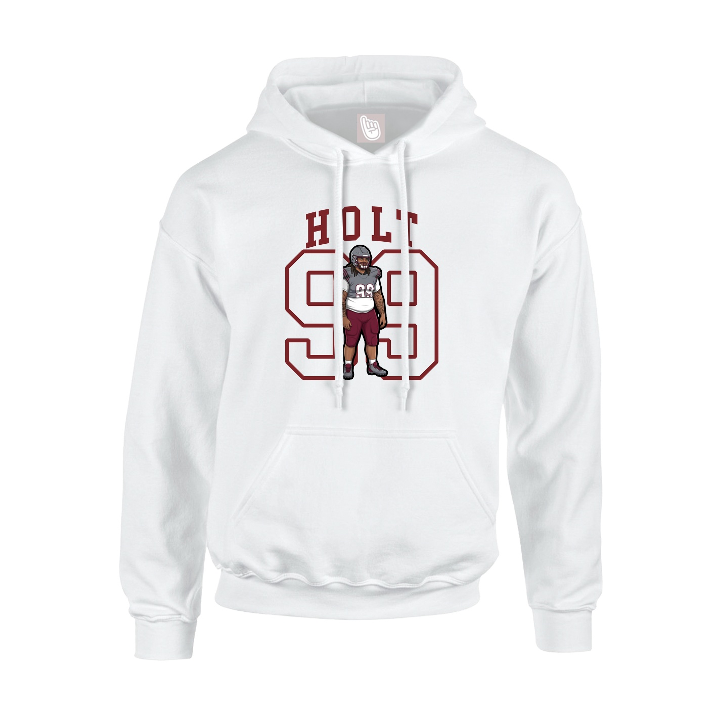 Hoodie — Shirsey in White