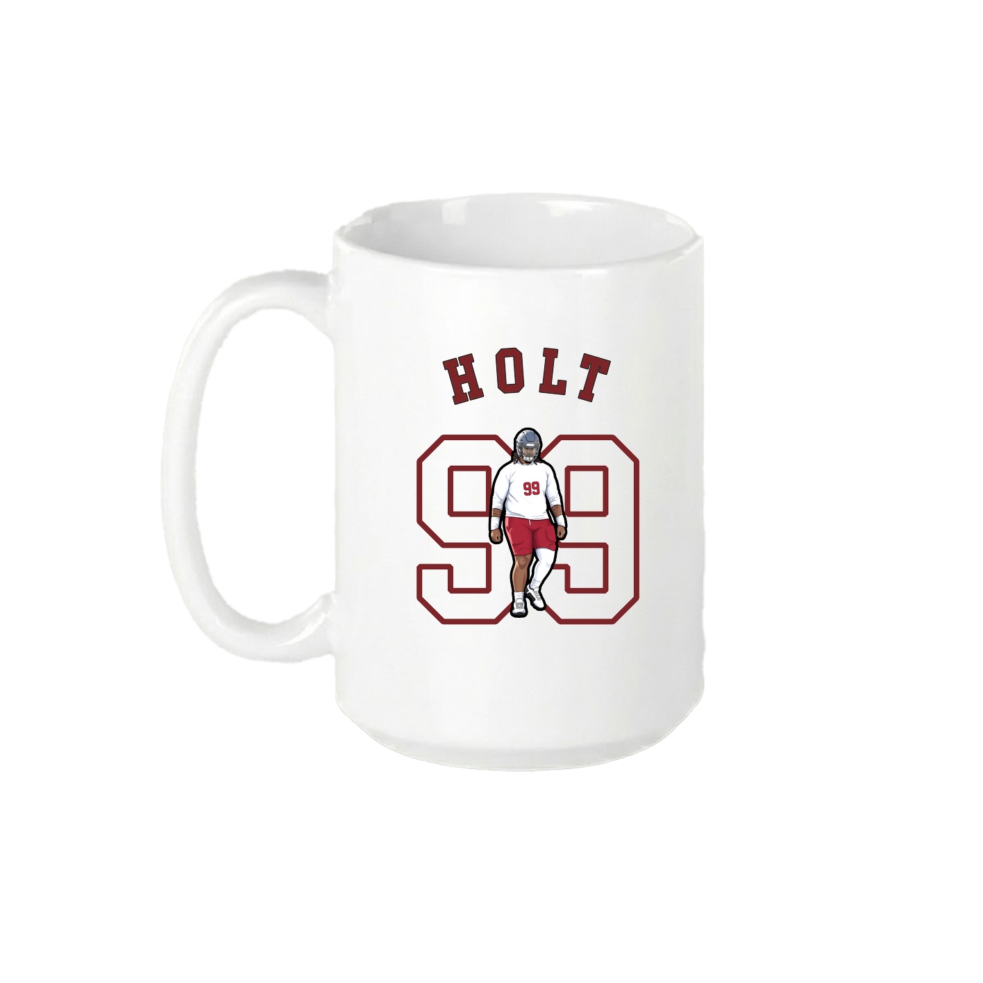 15oz Coffee Mug — Shirsey Arch in White