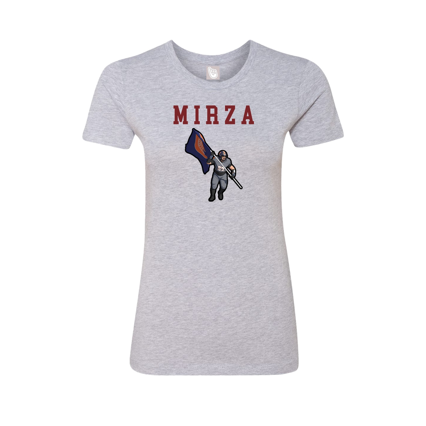 Fitted Women's Tee — Shirsey in Grey