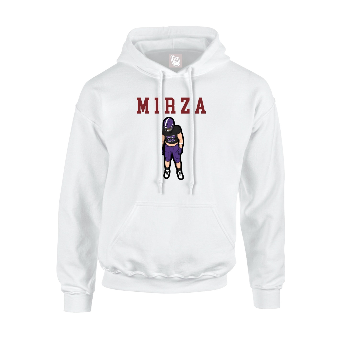 Hoodie — Shirsey in White