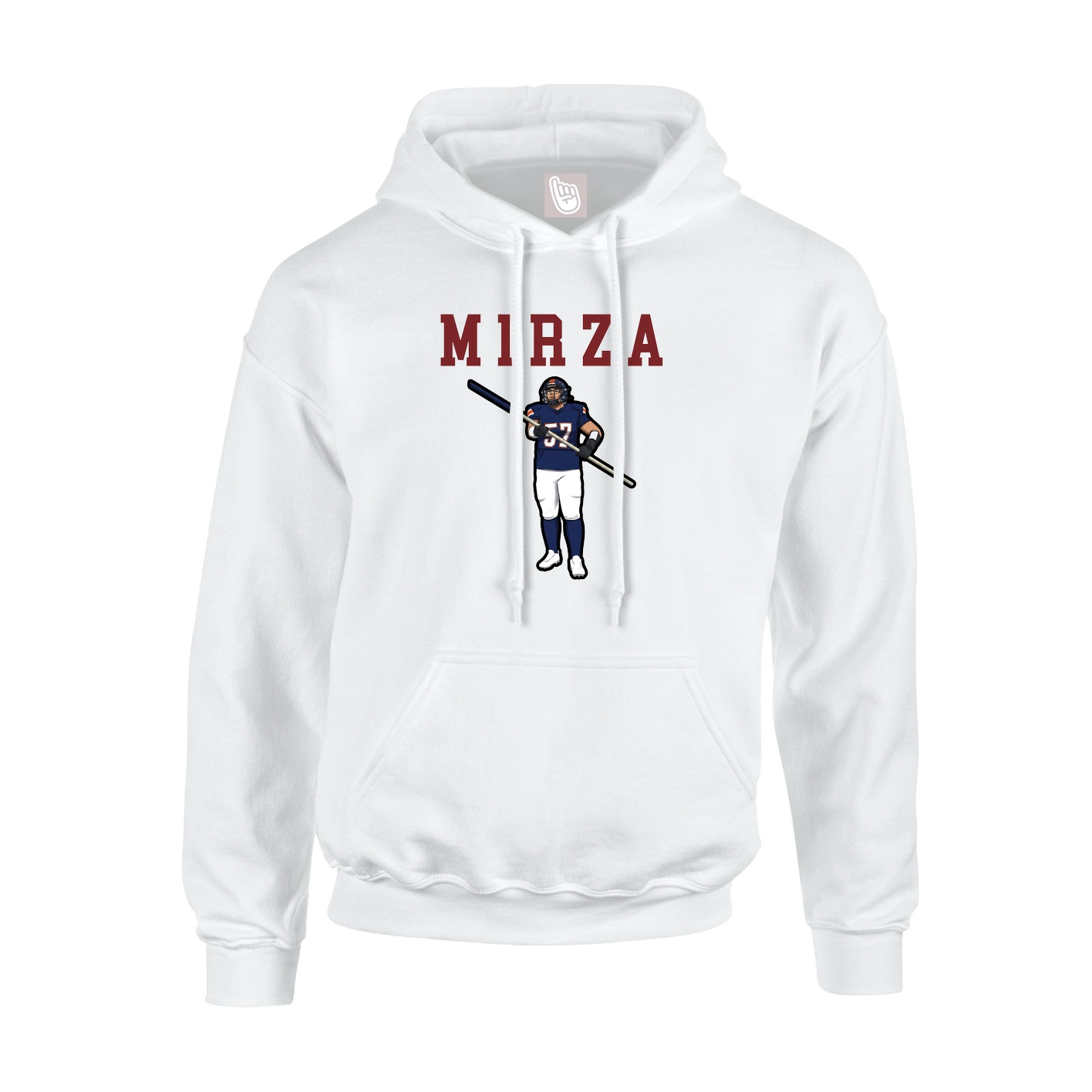 Youth Hoodie — Shirsey in White