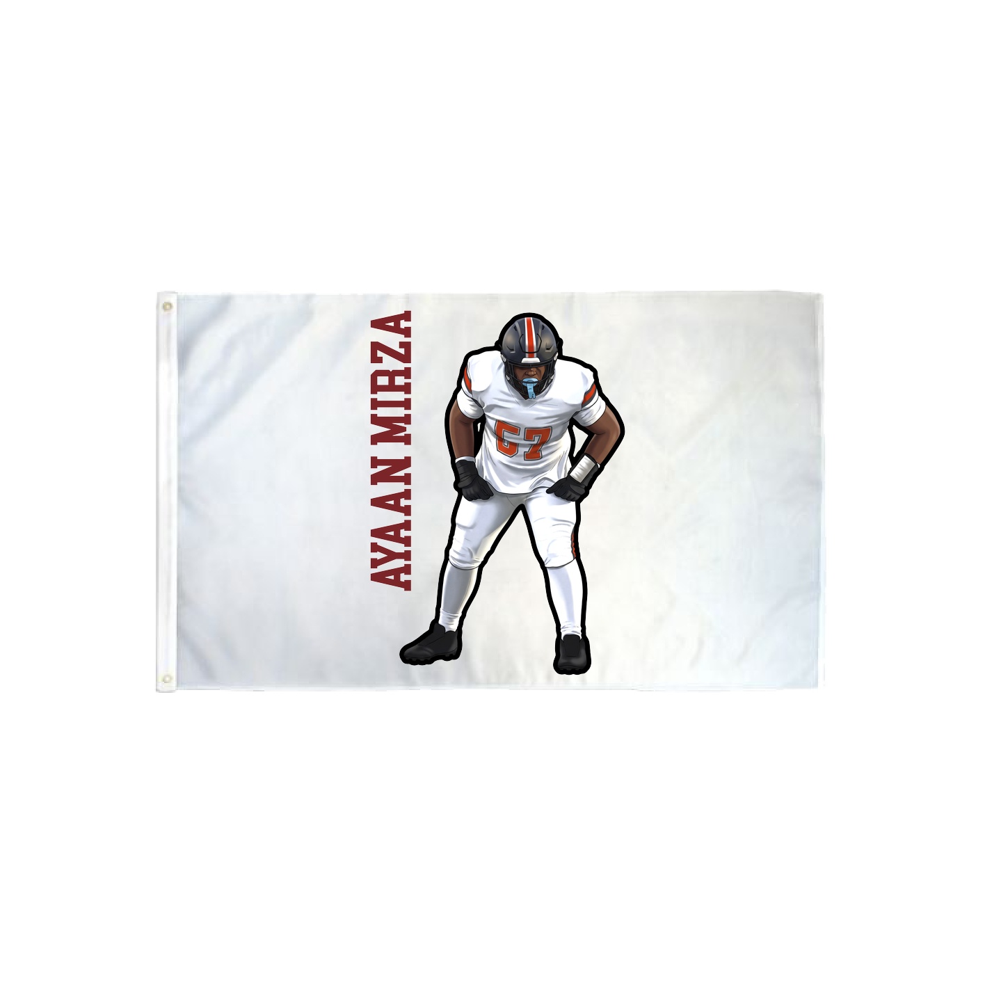 3x5 Flag — Name Vertical in Classic