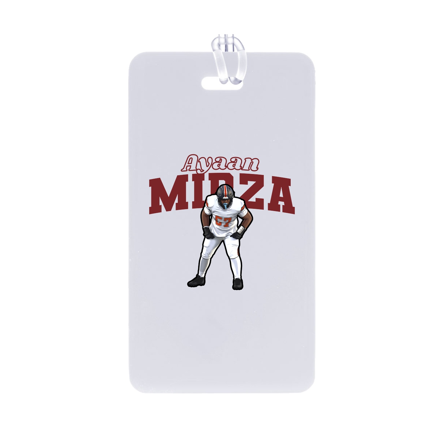 Bag Tag — Name Arch in Classic