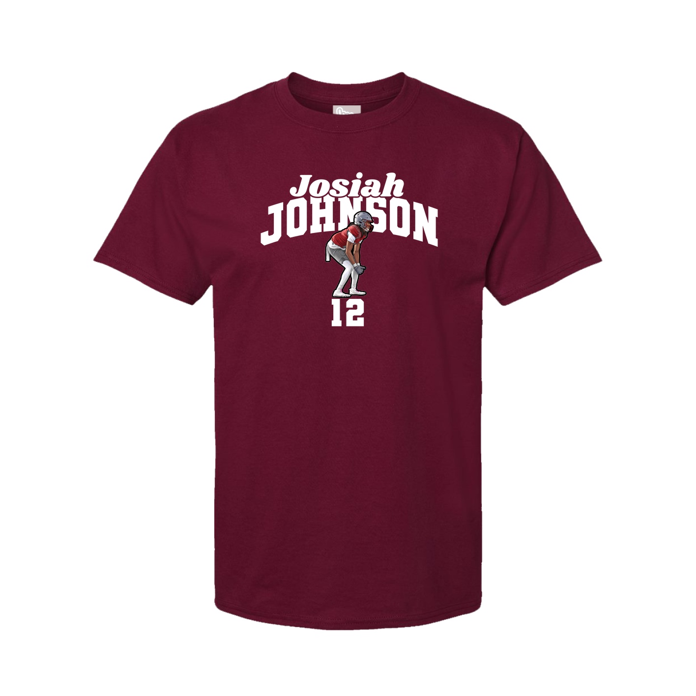 Tee — Signature Arch in Cardinal