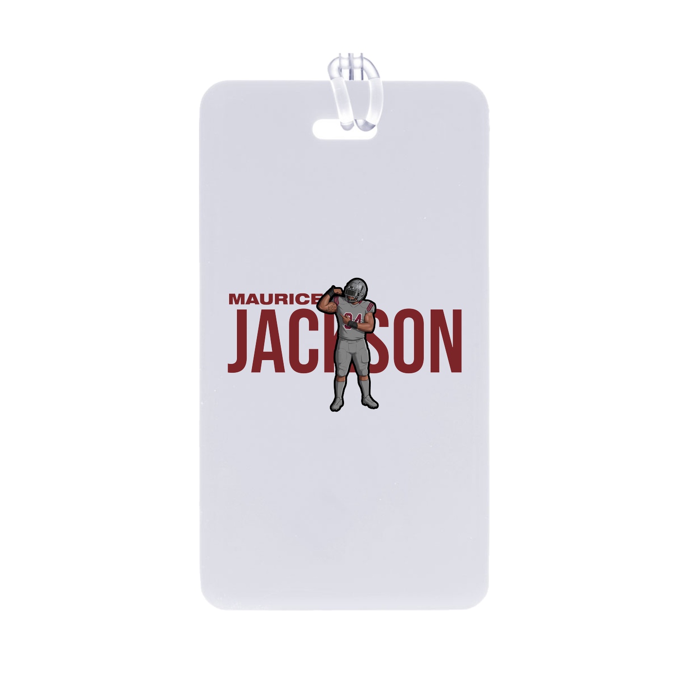 Bag Tag — Player Name in Classic