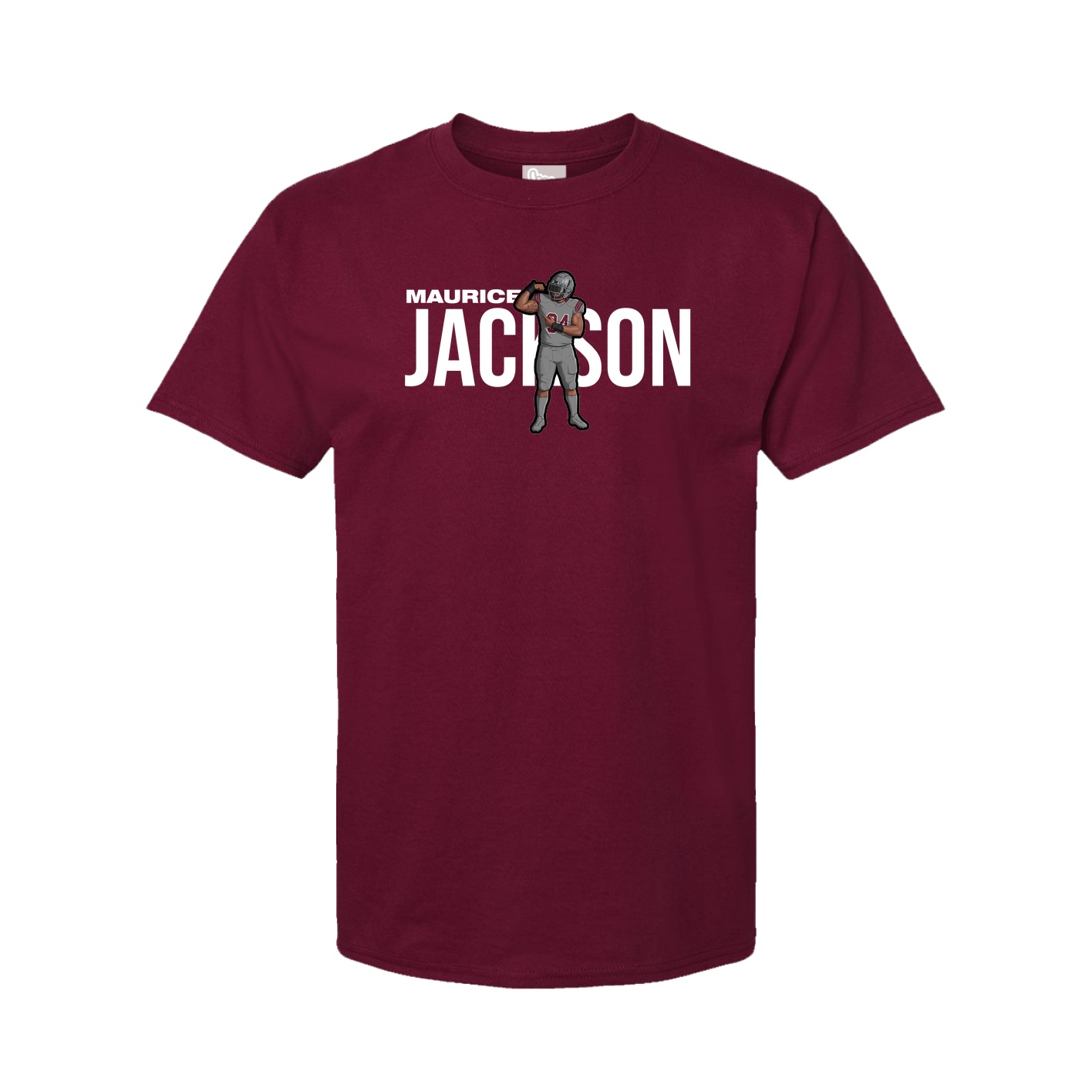 Youth Tee — Player Name in Cardinal