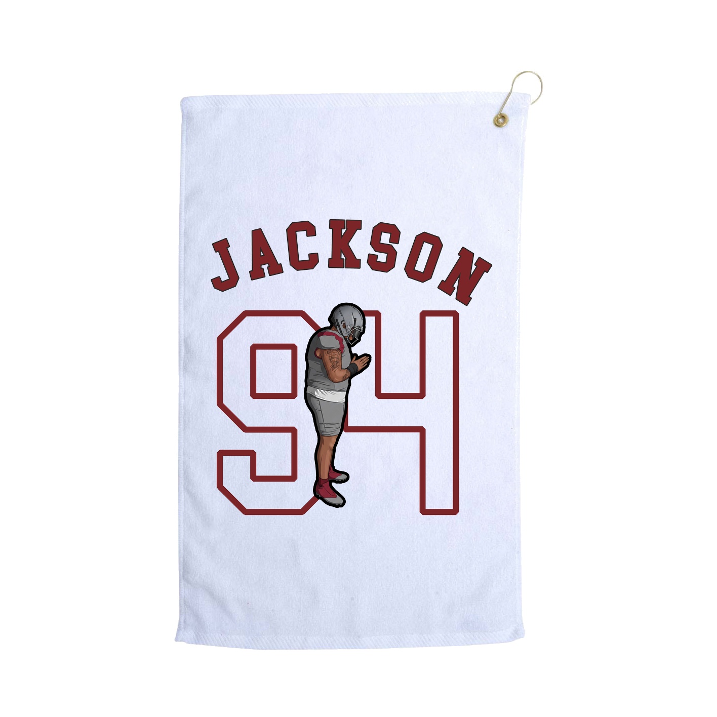 Golf Towel — Shirsey Arch in White