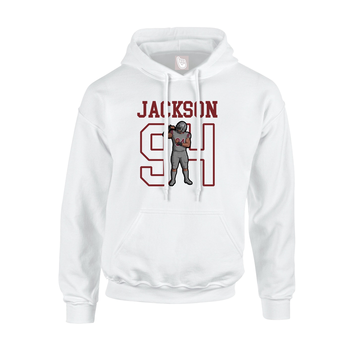 Youth Hoodie — Shirsey in White