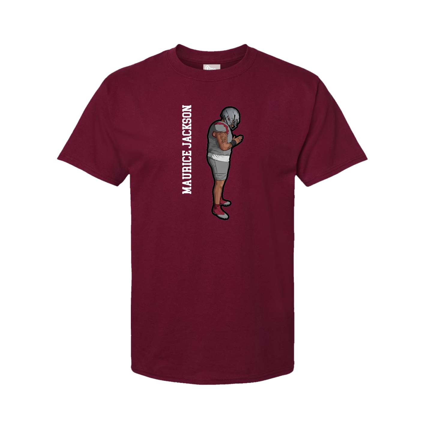 Tee — Name Vertical in Cardinal