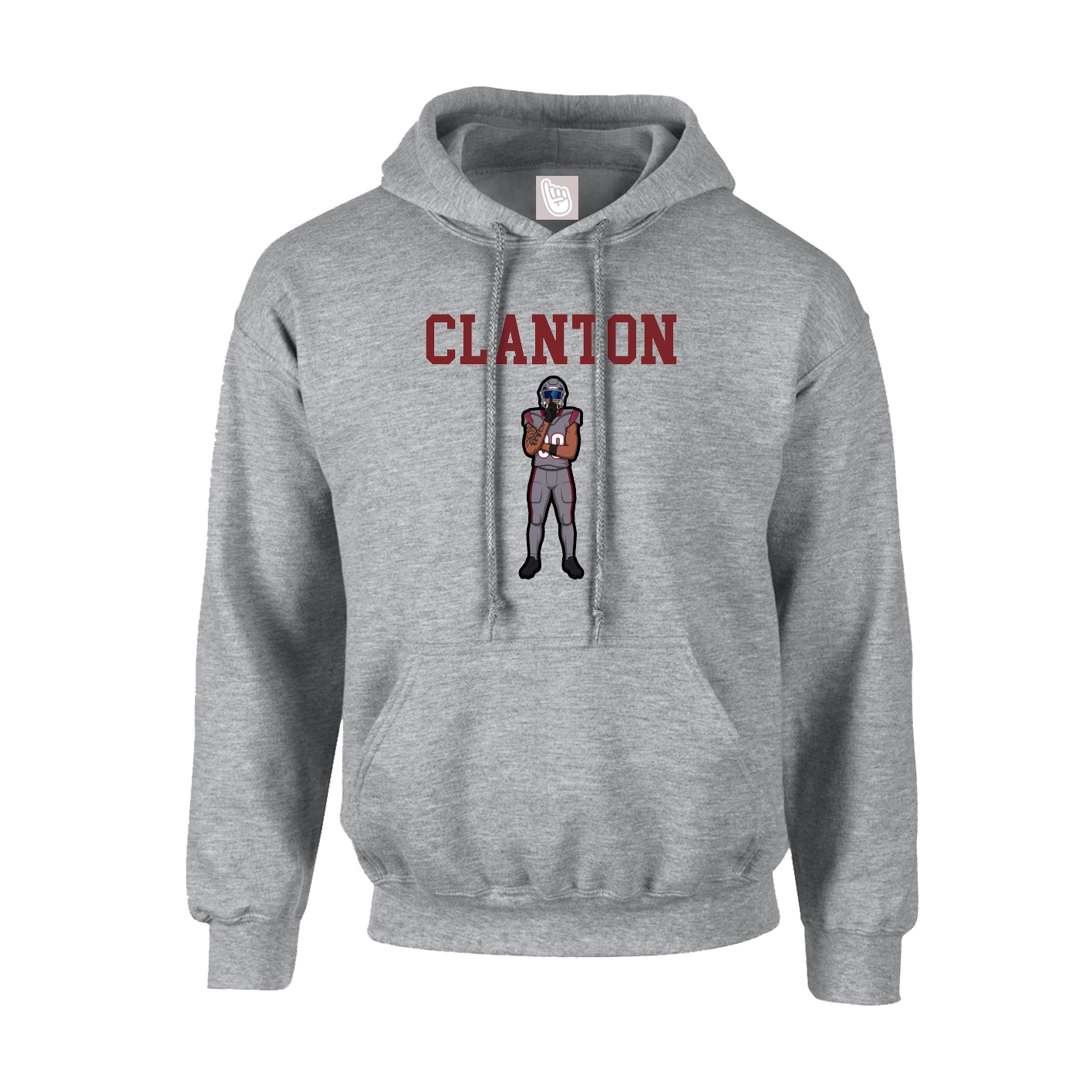 Hoodie — Shirsey in Grey