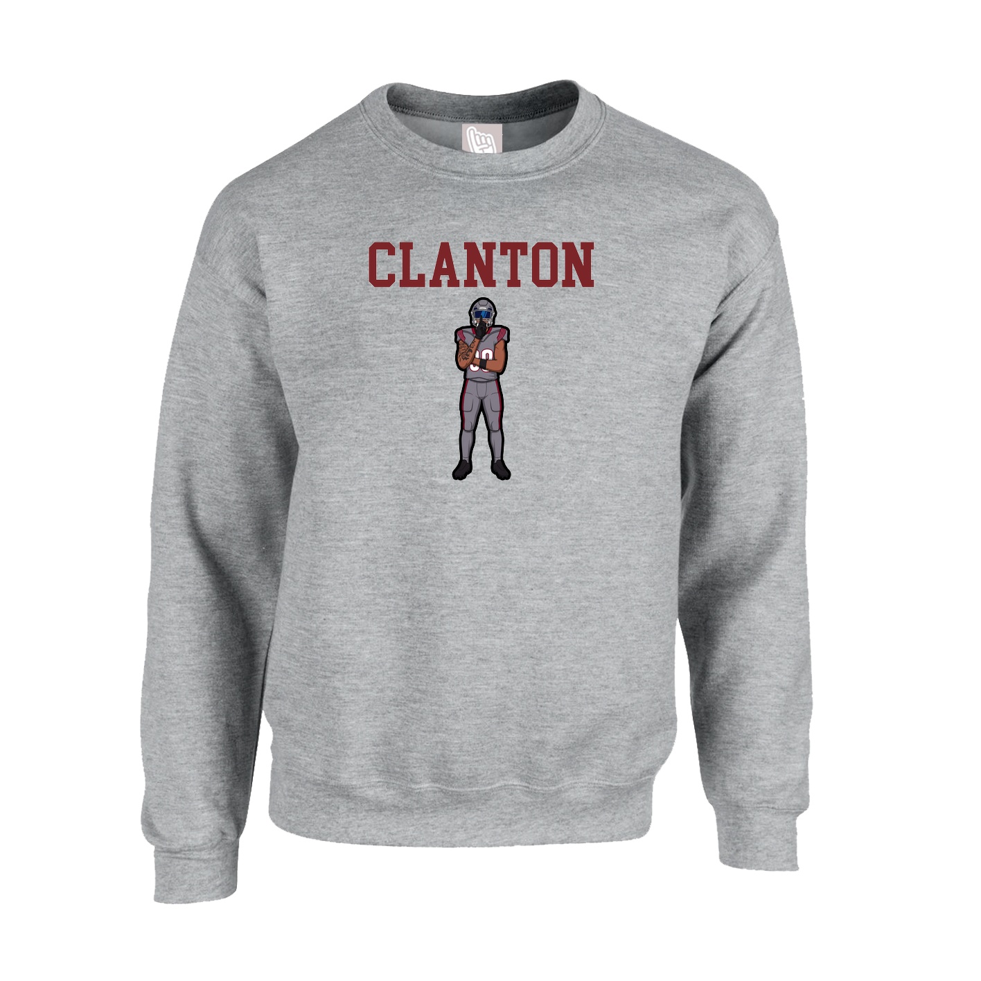 Fleece Crew — Shirsey in Grey