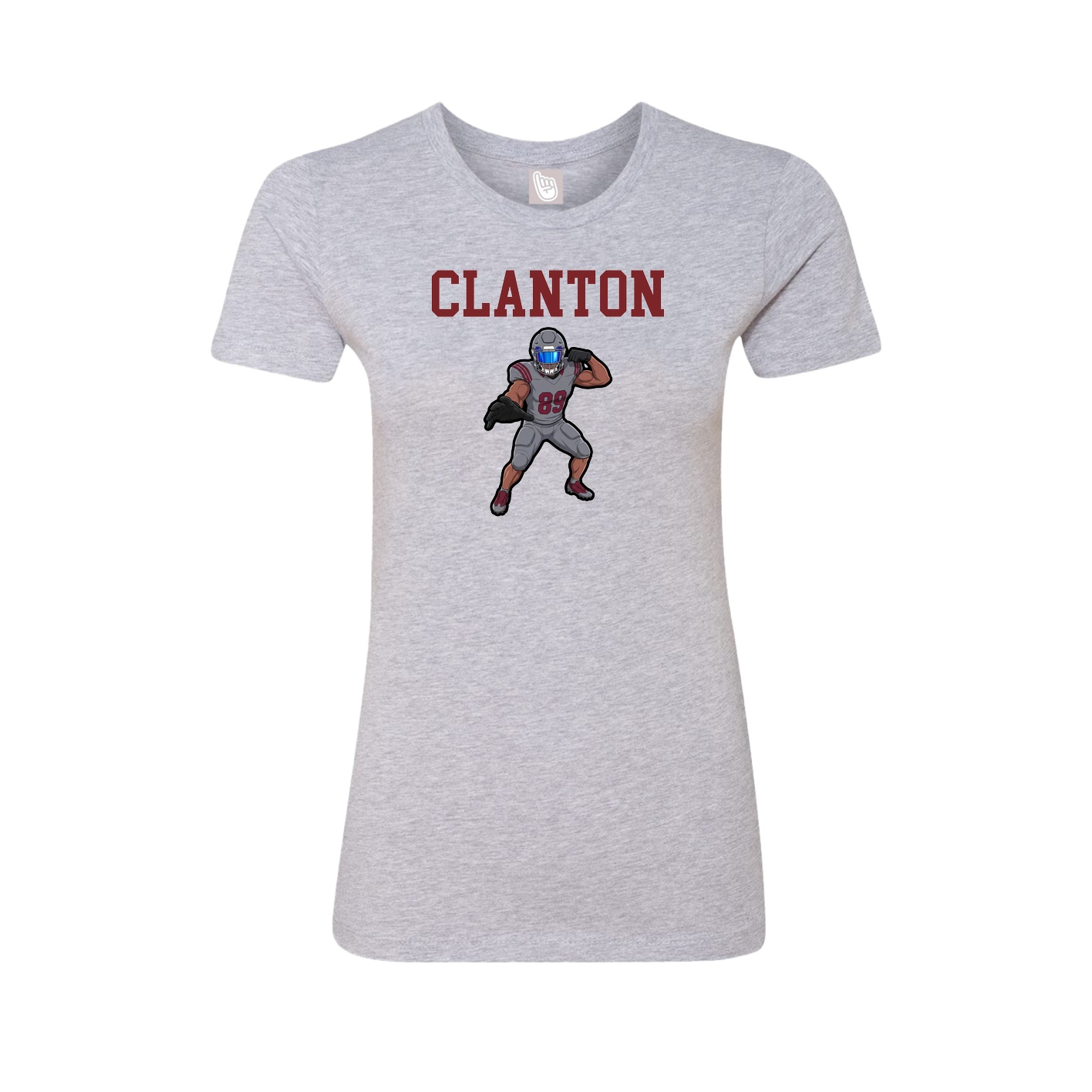 Fitted Women's Tee — Shirsey in Grey