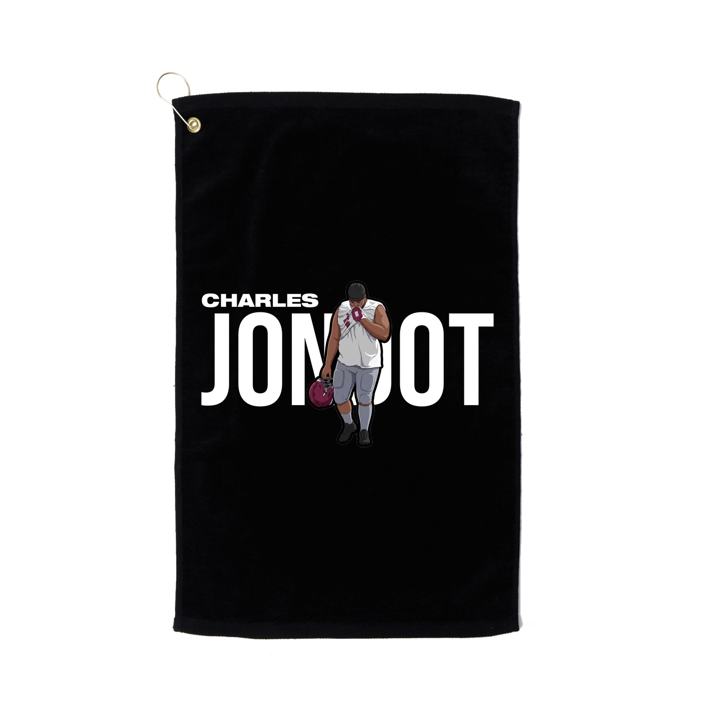 Golf Towel — Player Name in Black