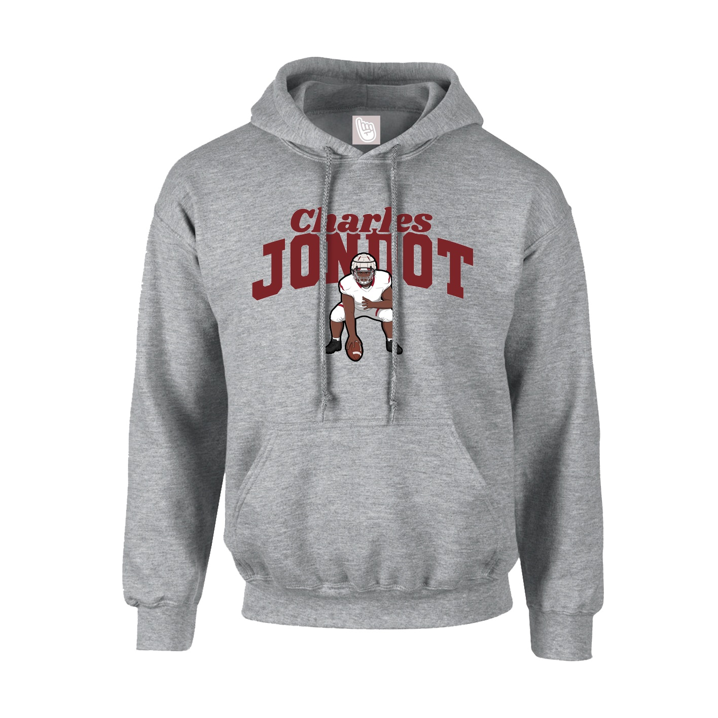 Hoodie — Signature Arch in Grey