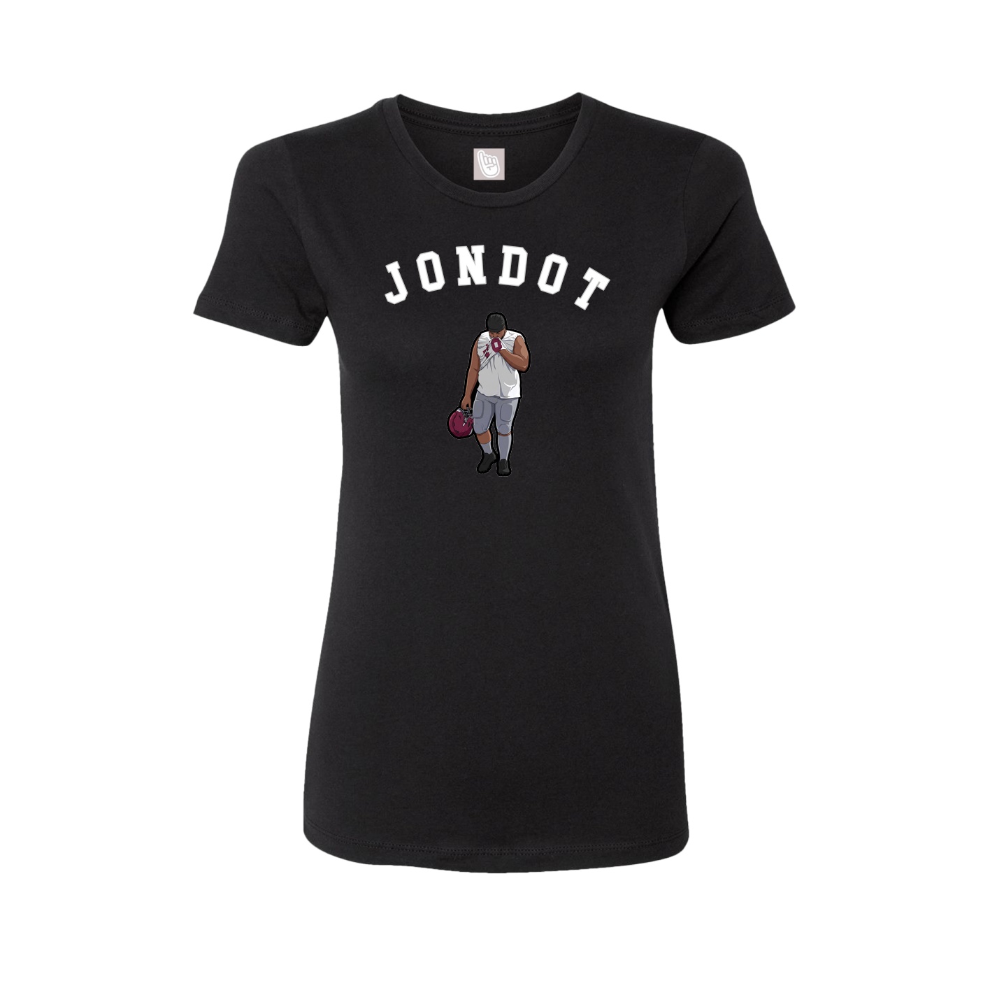 Fitted Women's Tee — Shirsey Arch in Black