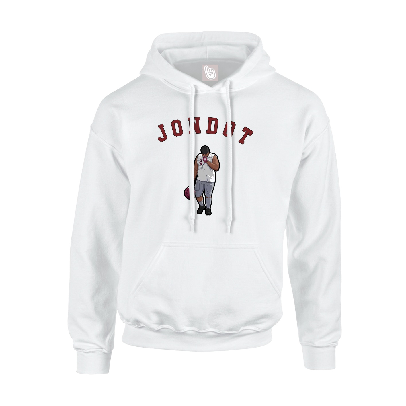 Hoodie — Shirsey Arch in White