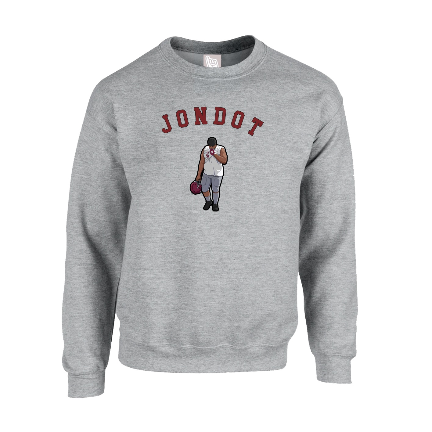 Fleece Crew — Shirsey Arch in Grey