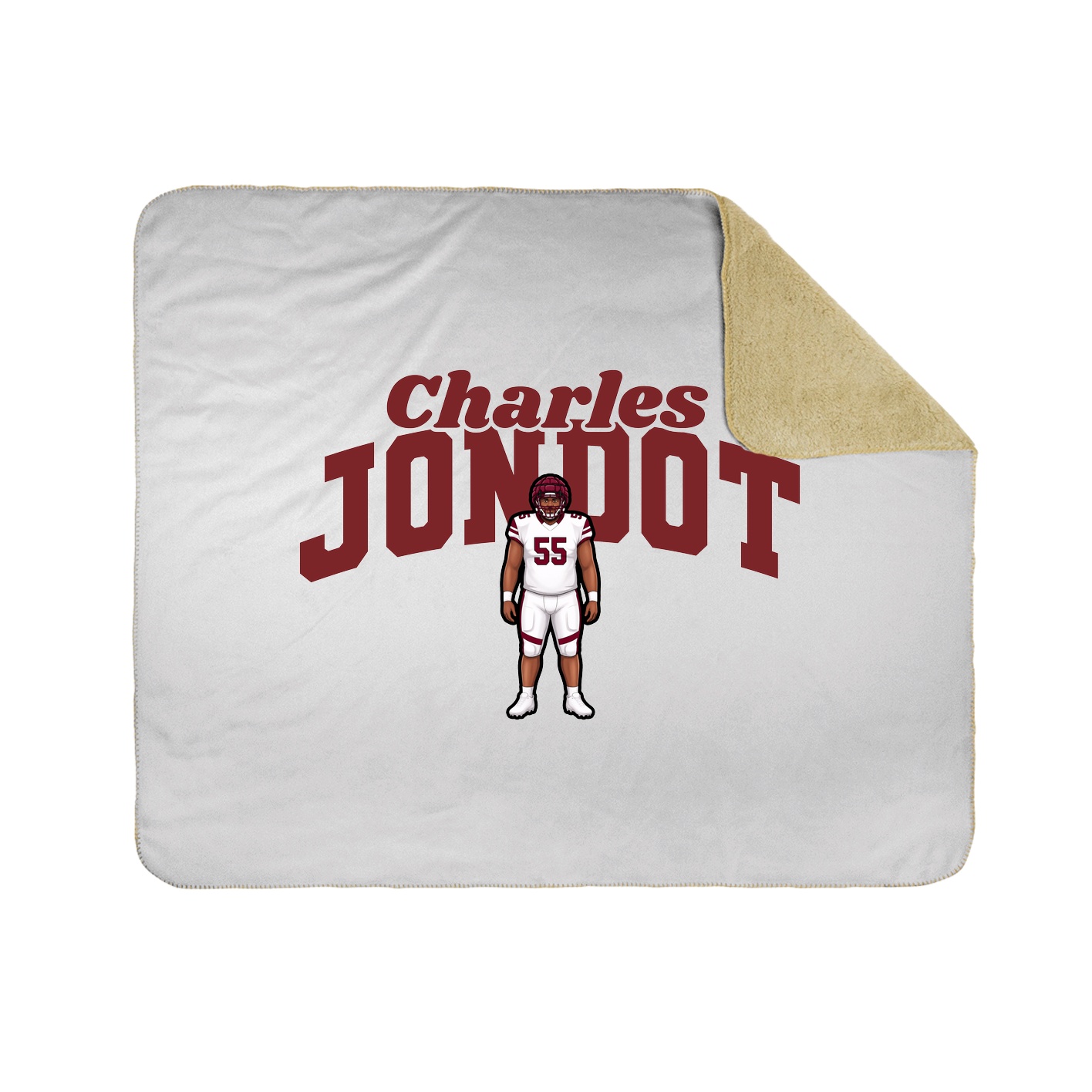 Throw Blanket — Signature Arch in White