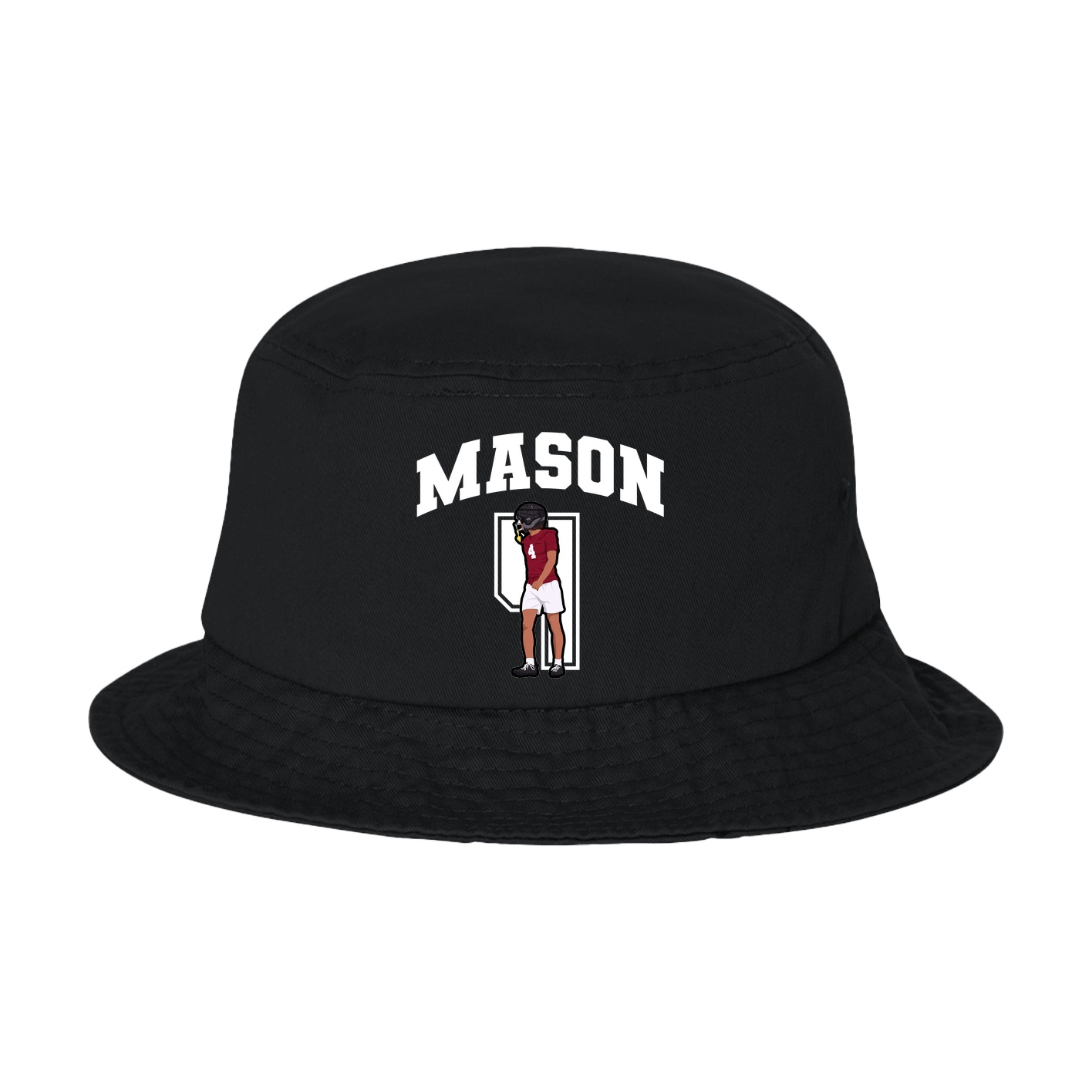 Bucket Cap — Number in Black